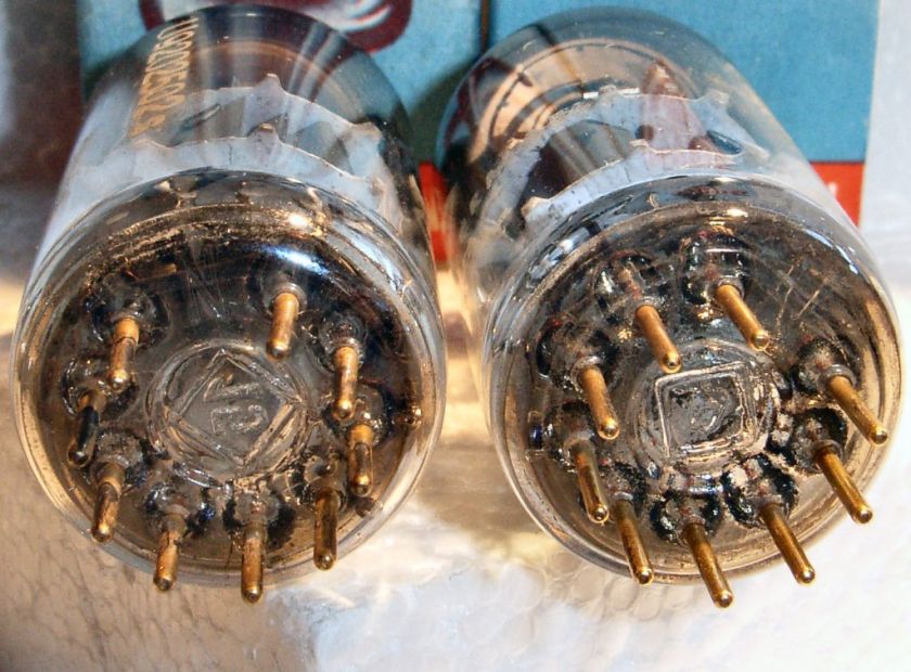   excellent pair E88CC from Telefunken ( CCa 6922 ) Goldpins  