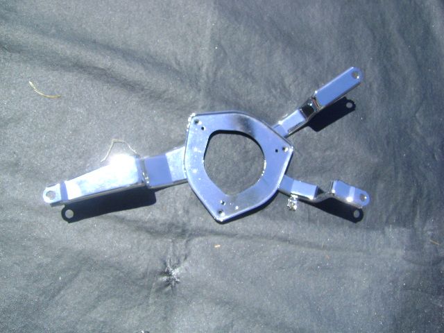 KAWASAKI ZX 10 ZX10R ZX10 CHROME GAUGE CLUSTER BRACKET  