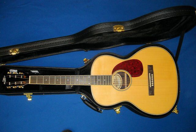 TYLER MOUNTAIN TM260 SOLID TOP PARLOR GUITAR W/HSC  