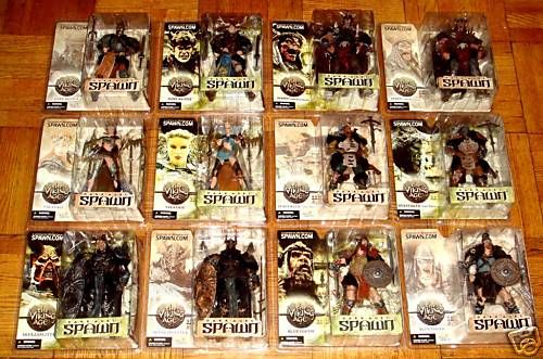 SPAWN SKULLSPLITTER SERIES 22 MCFARLANE VIKING AGE SET  