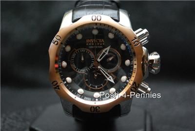 INVICTA MENS RESERVE SUBAQUA VENOM ROSE GOLD WATCH 0360  