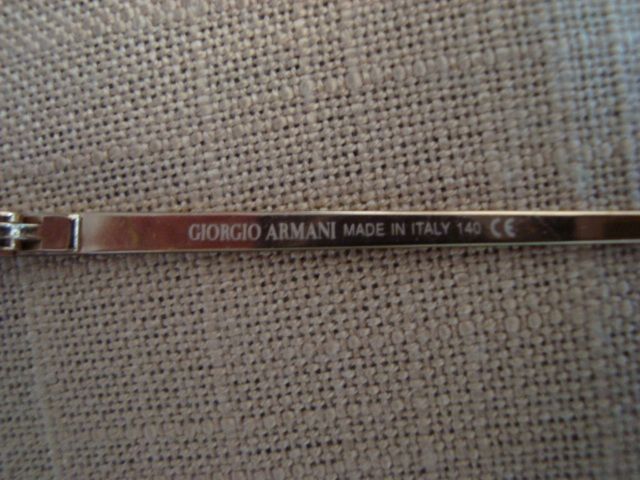 GIORGIO ARMANI Mod 101 715 RARE 80s VINTAGE ROUND FRAMES EYEGLASSES 