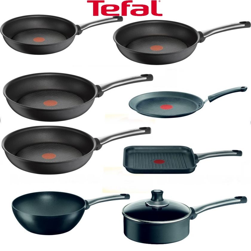 Tefal Pfannen Serie TALENT INDUCTION schwarz, Thermo Spot 