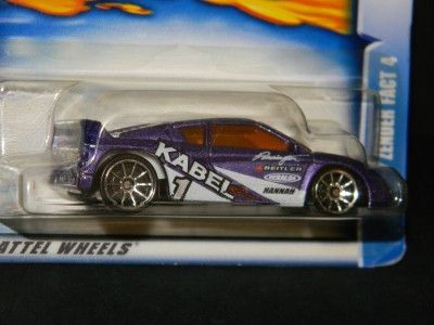 2003 HOT WHEELS ZENDER FACT 4 COLLECTOR #132 PURPLE MOC  