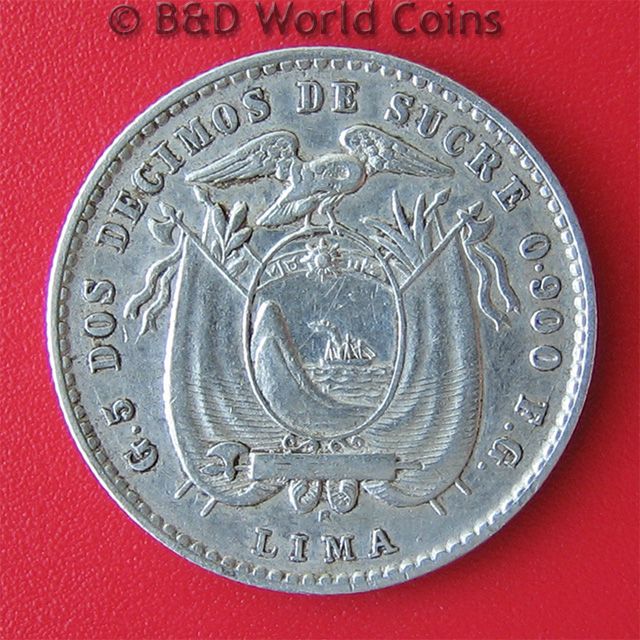 1914 2 decimos 51 3 vf silver 900 5 1446 23 low mint 110000 coins