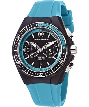 TECHNOMARINE 110017 FEDEX FAST Cruise Sport BLACK DIAL Chrono 40mm 