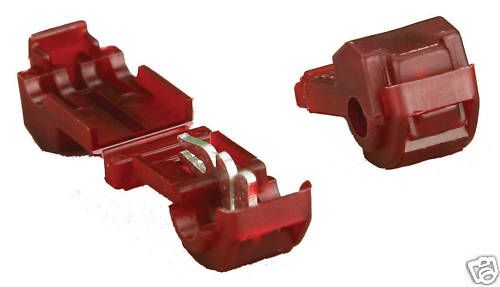 Metra 3MRTT 3M T Tap Connectors Red 100 Pack 18 22 AWG  