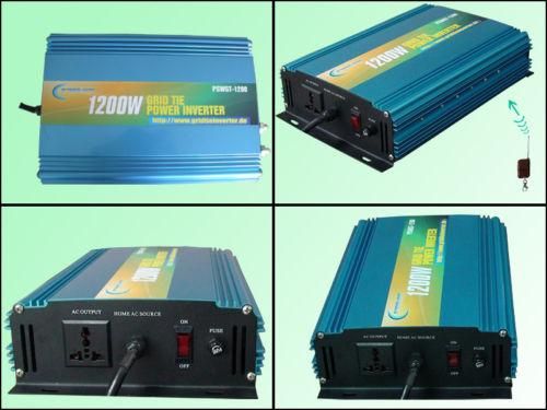 New Power jack ,1200w grid tie inverter,DC50 100V,AC90 130V,solar 