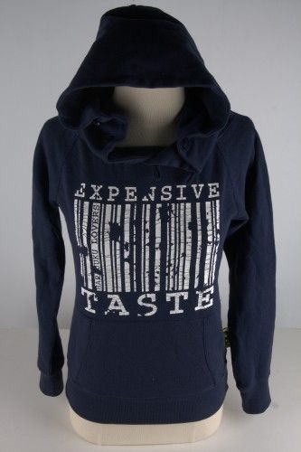 Harajuku Lovers Navy Bar Code Hoody 1688  