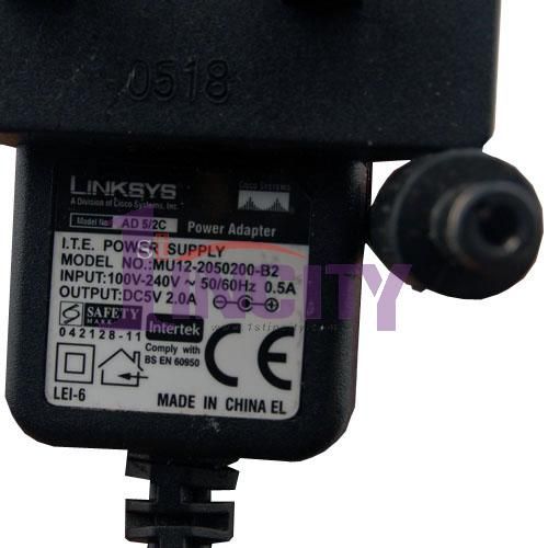 New Genuine LINKSYS MU12 2050200 B2 5V 2A AC ADPATER  