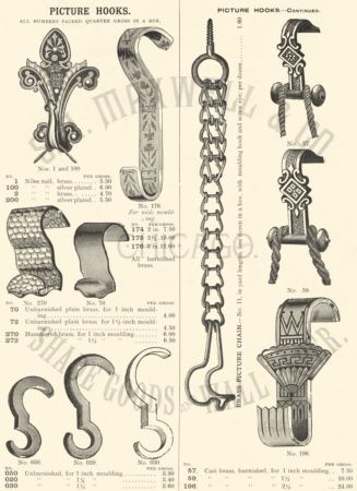 1889 Decorating Catalog Shades Drapery Hardware on CD  