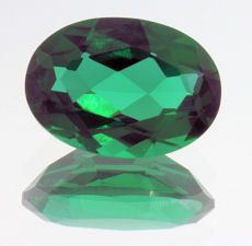 EMERALD SIMULATED 18x13 Oval  