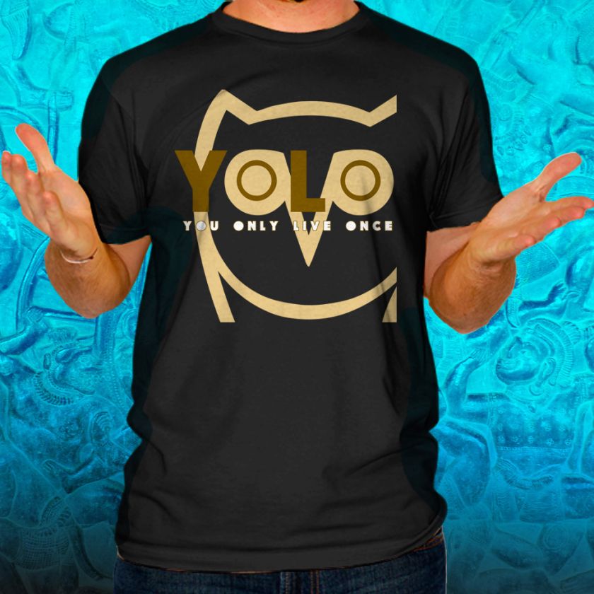 YOLO You Only Live Once OVO Take Care Drake T Shirt YMCMB ovoxo Black 