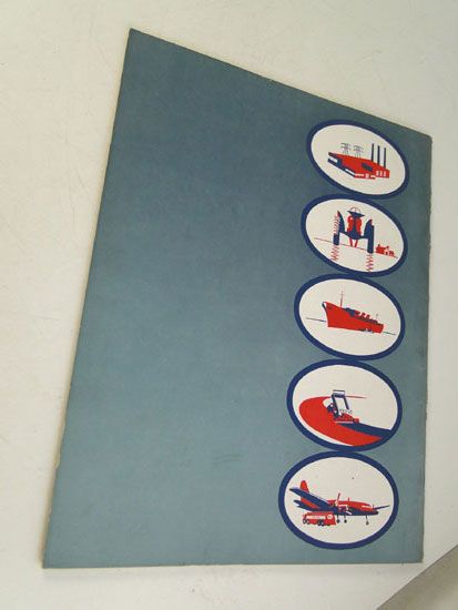 1957 Vtg Standard Oil Esso Annual Report Book Booklet  