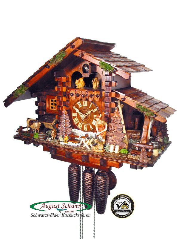    genuine hand made Black Forest cuckoo clock. New, 1st choice
