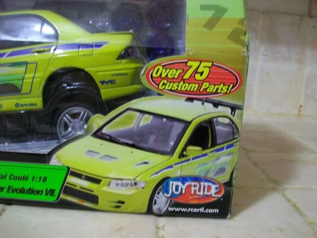 Rare Ertl 2 Fast 2 Furious 2002 Mitsubishi Lancer Evo VII 118 KIT 