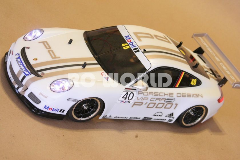 TAMIYA 1/10 RC PORSCHE 911 TURBO GT3 CUP CAR RTR *MINT*  