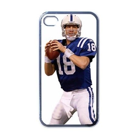 Peyton Manning Indianapolis Colts iPhone 4 4S Black or White Hard Case 