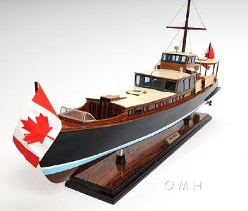 Dolphin Canada Motor Yacht Wooden Model 26 Power Boat  