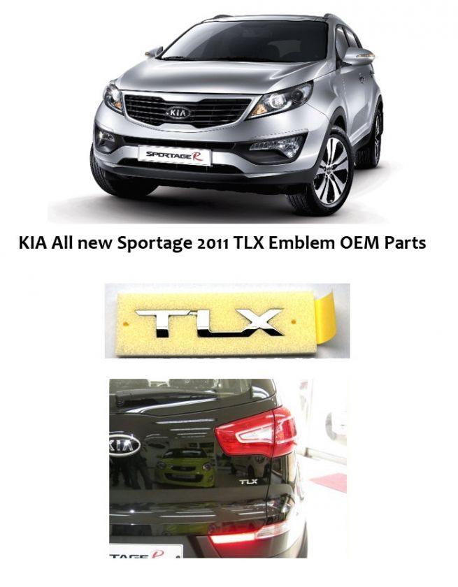 KIA 2011 SPORTAGE TLX Rear EMBLEM OEM Parts  