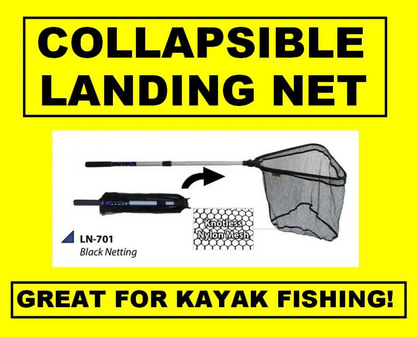 COLLAPSIBLE LANDING NET 32 Adjust. Handle NEW #LN701  