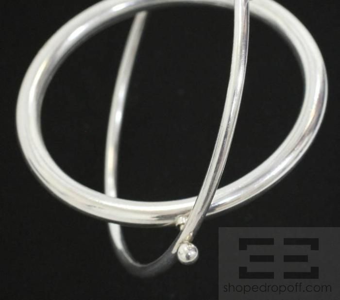 Designer Sterling Silver Perpetual Motion Bracelet  