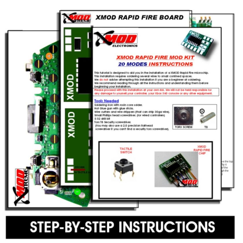 XMOD Rapid Fire Kit   20 mod  3 PK   DROP SHOT   JITTER  