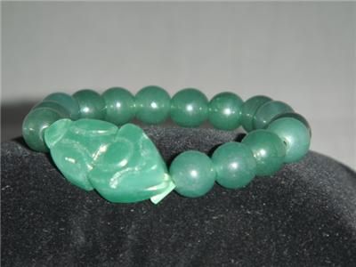 Green Jade Bracelet Pi Xiu Yao Xie Feng Shui Medium Kid  