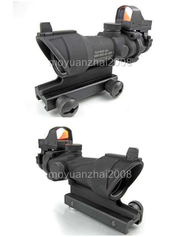 ACOG Style 4X32 BDC With Reflex Red Dot Scope  