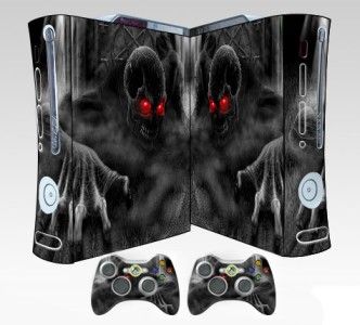 Red Eyes Skull STICKER XBOX 360 CONTROLLERS CASE COVE  