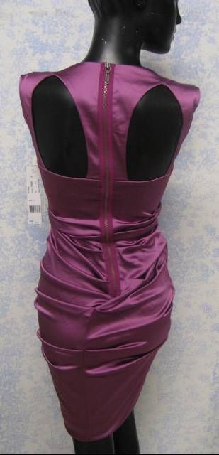 NWT Nicole Miller Zipper Back Dress  Size 0  