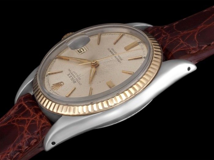 1965 ROLEX Vintage 2 Tone DATEJUST   14K Gold & Stainless Steel  