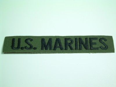 Marines Subdued Name Tape NEW  