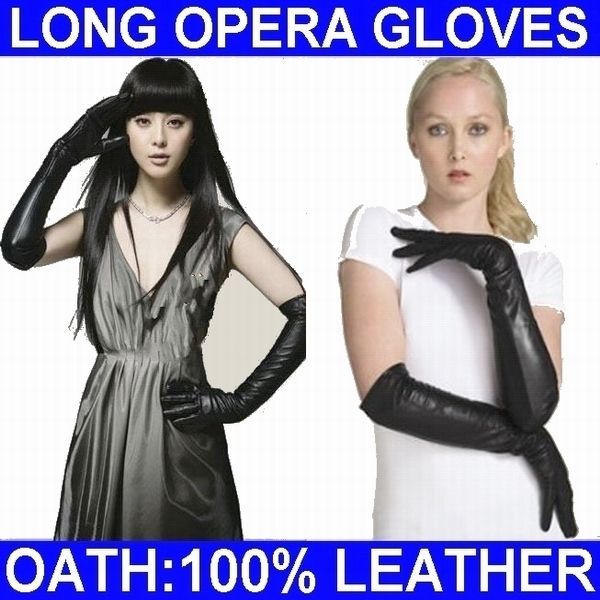 30CM~85CM WOMENS【100% REAL SHEEPSKIN LEATHER】LONG OPERA GLOVES 