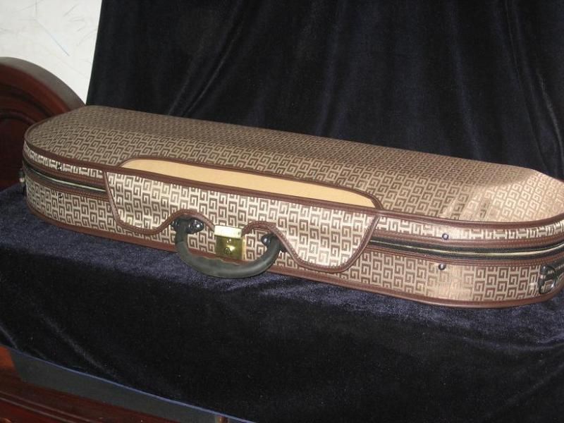 High quality half moon violin case,fine workmanship  