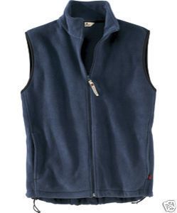 NWT MENS FLEECE VEST WOOLRICH TRAILHEAD FLEECE NAVY SOFT & WARM SZ M 