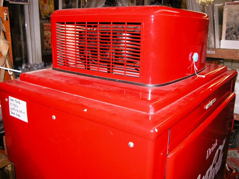 COCA COLA LARGE REFRIGERATED FLOOR STANDING COOLER COKE  