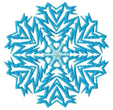 Snowflakes #3 10 Machine Embroidery Designs set 4x4  