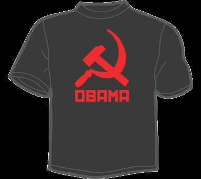 COMMUNIST OBAMA T Shirt MENS barack funny anti vintage  