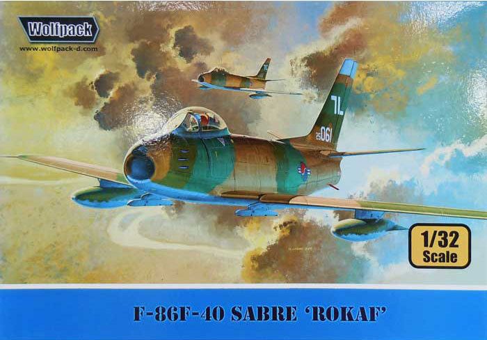 Asem Hobby] Wolfpack 1/32 F 86F 40 SABRE ROKAF Aero Military Plastic 