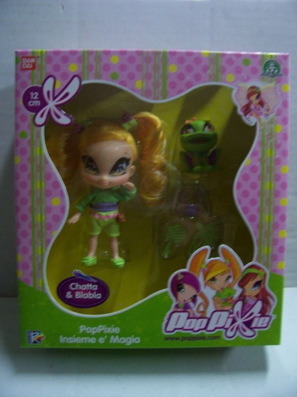 Winx Pixie CHATTA 5 Action Figure & BLABLA MIB, 2011  