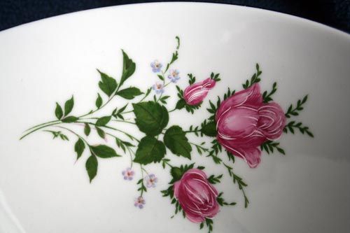 WINTERLING BAVARIA Schwarzenbach Vegetable Bowl Roses  