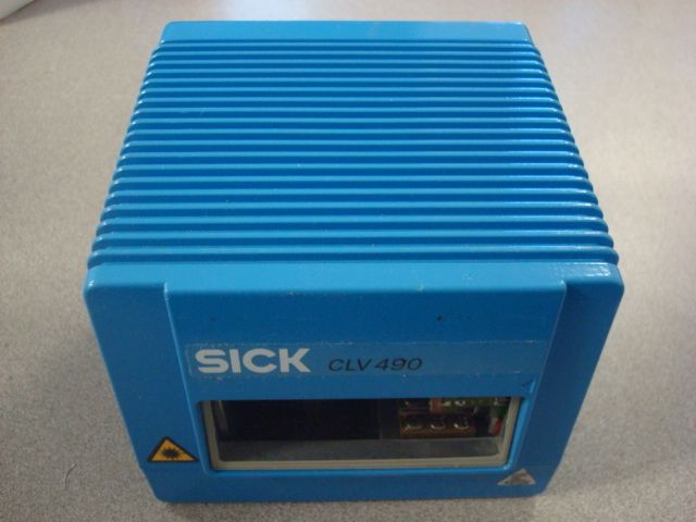 USED SICK CLV490 2010 Optic Barcode Scanner CLV 490  