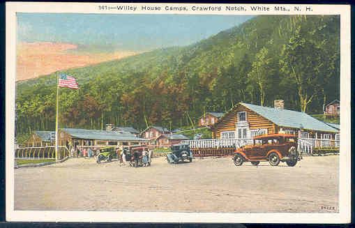 NH, Crawford Notch, New Hampshire, Willey House Camps  