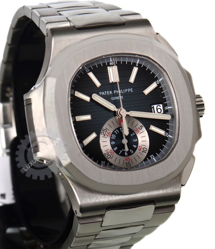 Patek Philippe Nautilus Chronograph 5980/1A 014 Black Dial  