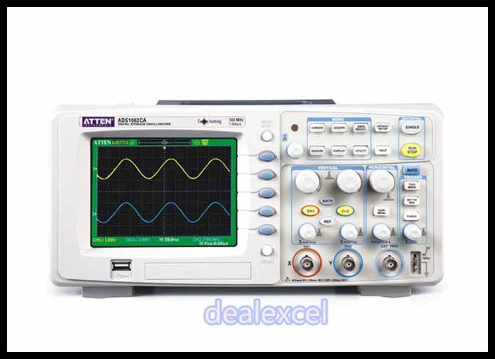 ATTEN ADS1062CA 60M Hz 1G Sa 2 CH Digital Oscilloscope  