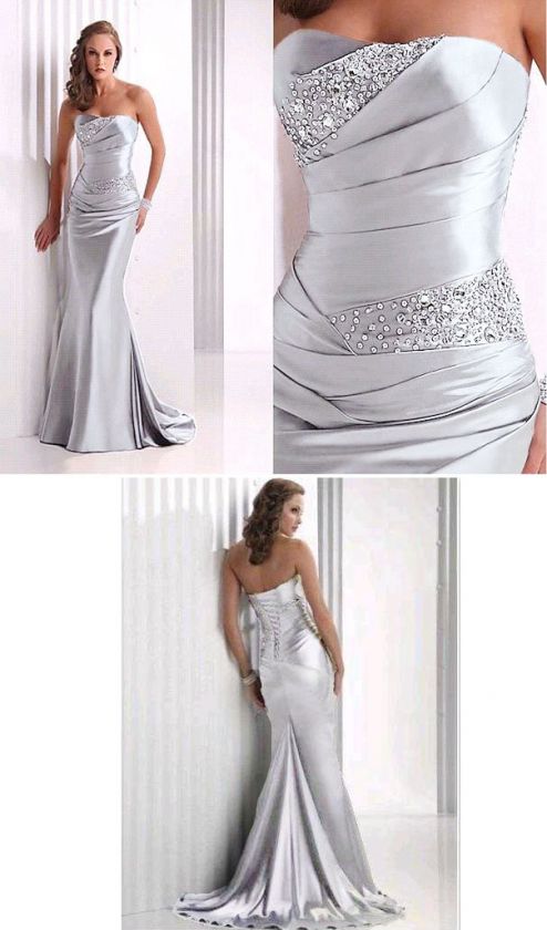 Lady Wedding Bridal Mermaid Prom Evening Gown Dress Fgt  