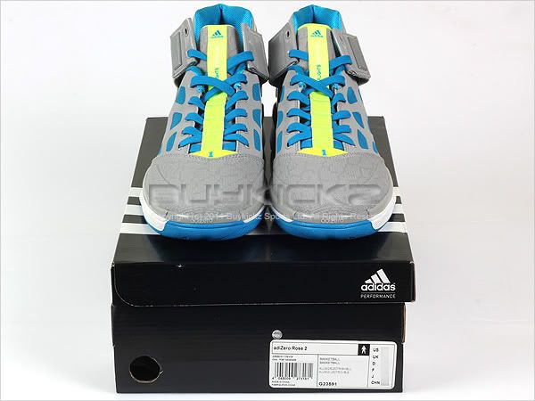 Adidas adiZero Rose 2 Grey/Electricity/Blue Derrick Rose 2011 Flights 