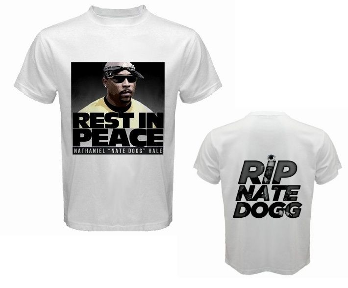 RIP NATE DOGG NATHANIEL DWAYNE HALE HIP HOP RAP T SHIRT  