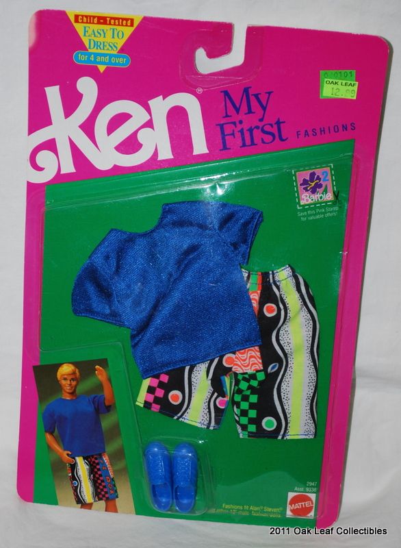 1990 Barbie Fashion KEN Active Wear 775 Blue Jog suit  